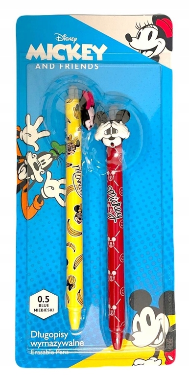 Długopis wymazywalny Emoji Myszka Mickey 2 szt. (1)