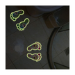 Naklejka na podłogę fluorescencyjne stópki WS-0126 (2)