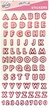 Naklejki piankowe Alfabet Litery Cyfry 71szt. (1)
