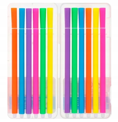 Kolorowe Cienkopisy w pudełku 12szt. 1-2,5mm