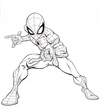 Kolorowanka z naklejkami 128 str. Spiderman Marvel (3)