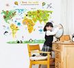 Naklejka na ścianę Mapa Świata dla dzieci WS-0207 (3)