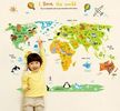 Naklejka na ścianę Mapa Świata dla dzieci WS-0207 (4)