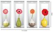 Naklejki na ścianę Kwiaty 3D WS-0187 (4)