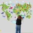 Naklejka na ścianę Mapa Świata dla dzieci WS-0020 (3)