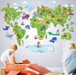 Naklejka na ścianę Mapa Świata dla dzieci WS-0020 (4)