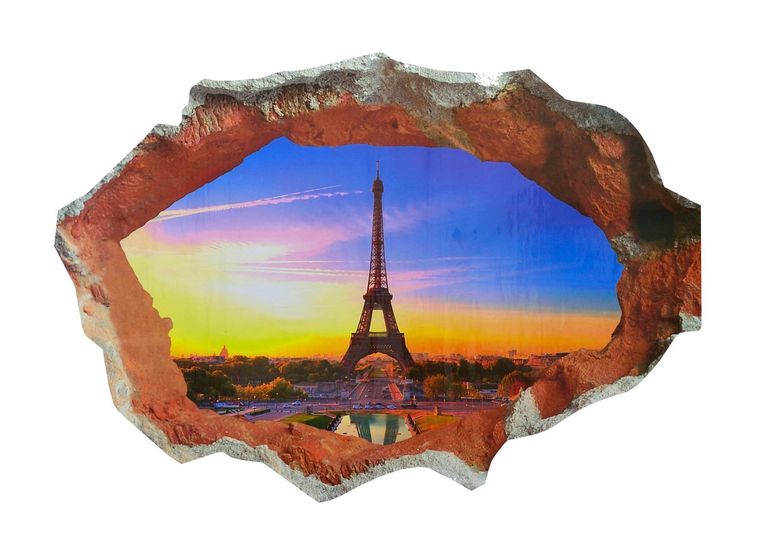 Naklejka na ścianę Widok 3D Paryż WS-0224 (1)
