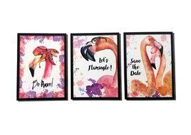 Naklejki na ścianę Obrazy Flamingi WS-0316