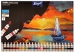 Farby Akrylowe Kayet 24x18ml + paleta malarska (2)