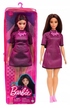Lalka Barbie Fashionistas no 188 sukienka w kratę (2)